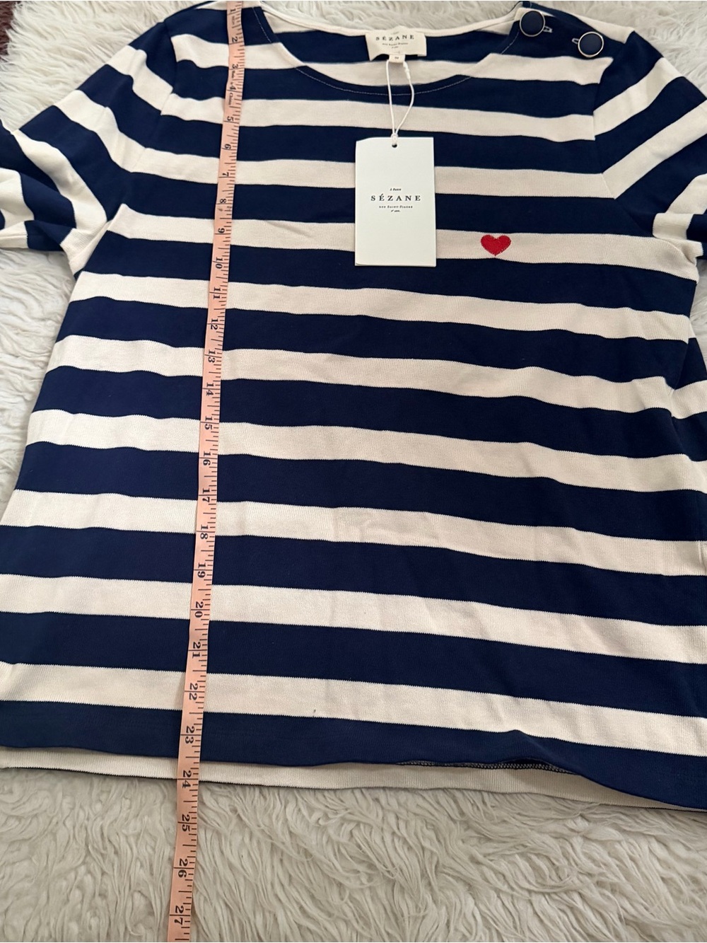 Sezane Colette Mariniere Top - Picture 5 of 6